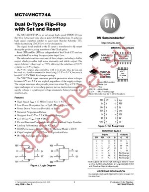 MC74VHCT74ADTR2G datasheet  